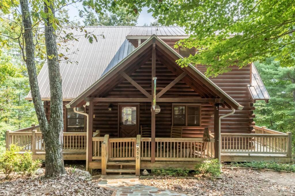 Cherry Log Summit Cabin By Bk Stays - Family Friendly - Playground - Game Room - Jacuzzi - Amazing Mountain Views エクステリア 写真